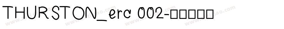 THURSTON_erc 002字体转换